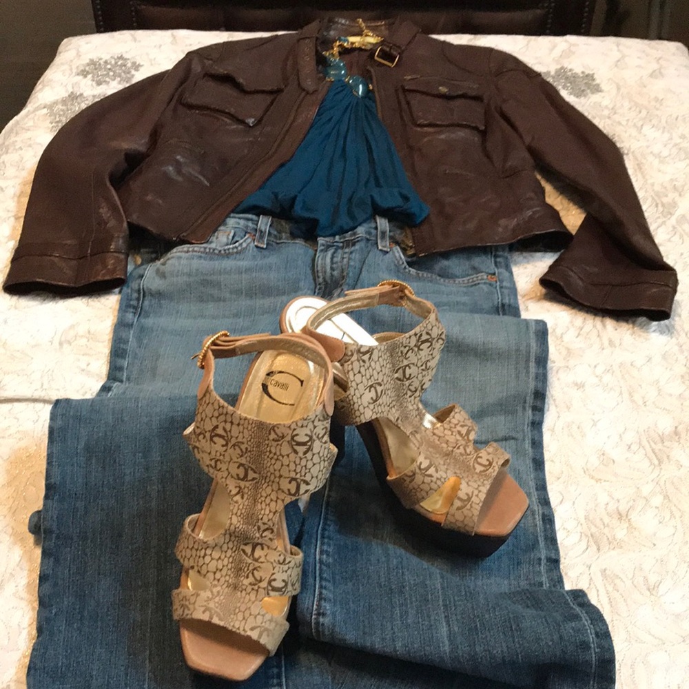 Just Cavalli platform sandals